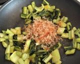 野沢菜のピリ辛炒め作り方3写真