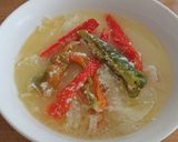 ブータン料理のエマダツィ風スープ作り方4写真