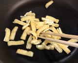 ほうれん草と乾燥糸こんにゃくのバター炒め作り方3写真
