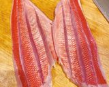 金目鯛のお造り【湯引き刺身】作り方7写真