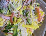 冷やし中華始めたいサラダ作り方4写真