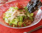 混ぜるだけ！ピリ辛 冷やしサラダ担々めん作り方5写真