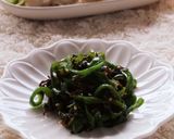 レンジで2分♪ピーマンの塩昆布ナムル作り方4写真