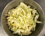 キャベツの塩昆布和え作り方1写真