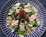 【郷土食】蕎麦の和風ボンゴレビアンコ作り方10写真