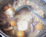 鶏もつ豆腐(味噌味)作り方5写真