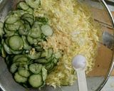 さけ缶＋キャベツときゅうりの塩もみ作り方2写真
