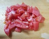 春雨とトマトの酢の物作り方1写真