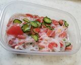 春雨とトマトの酢の物作り方6写真