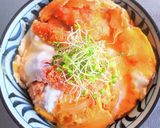 牡蠣フライの玉子とじ丼作り方9写真