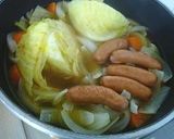 大きめ野菜とウインナーの“食べる”スープ作り方8写真