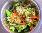 いろんな野菜とコーンの和風サラダ作り方3写真