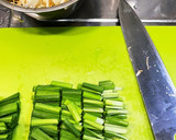 もんじゃ焼きみたいな、もやし卵炒め作り方2写真