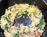 もんじゃ焼きみたいな、もやし卵炒め作り方9写真