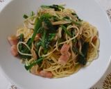 舞茸とほうれん草の和風パスタ作り方6写真