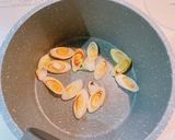 ☆焼きネギのワカメ中華スープ☆作り方1写真