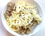 舞茸のチーズ蒸しレンジ簡単最強ダイエット作り方11写真