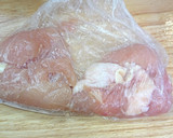 揚げチキンとほうれん草と煮卵の冷やし中華作り方2写真