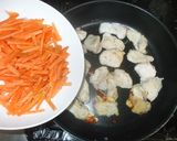 ケチャップ炒め♪簡単鶏むね肉と小松菜作り方11写真