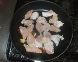 ケチャップ炒め♪簡単鶏むね肉と小松菜作り方10写真