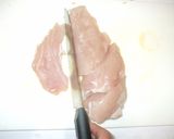 ケチャップ炒め♪簡単鶏むね肉と小松菜作り方4写真