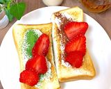 いちご抹茶ティラミストースト★おやつパン作り方8写真