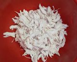 鶏のささ身と搾菜和え物作り方5写真