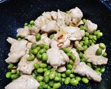 鶏ささみと枝豆のソテー作り方3写真