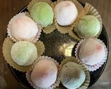 色も綺麗な♪抹茶と桜餡♡桜と白餡の苺大福作り方6写真
