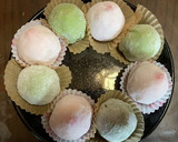 色も綺麗な♪抹茶と桜餡♡桜と白餡の苺大福作り方6写真