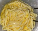 ズボラ必見 約5分でできる明太釜玉うどん作り方2写真