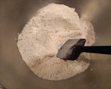 よもぎパン(捏ねない)甘納豆入り作り方4写真