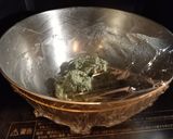 よもぎパン(捏ねない)甘納豆入り作り方6写真