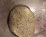 よもぎパン(捏ねない)甘納豆入り作り方8写真