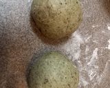 よもぎパン(捏ねない)甘納豆入り作り方10写真