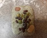 よもぎパン(捏ねない)甘納豆入り作り方13写真