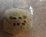 よもぎパン(捏ねない)甘納豆入り作り方17写真