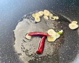 菜の花とホタルイカのペペロンチーノ炒め作り方2写真