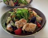 簡単♪野菜たっぷり鶏むね肉の香辛だれ作り方9写真
