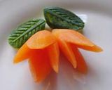 ニンジンの飾り切り＊花（タイ）作り方9写真