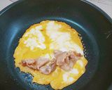 クレープ風　卵DE肉巻き！作り方5写真