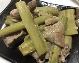 ◎◎イタドリと豚肉の味噌炒め◎◎作り方5写真