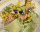 ポリ袋でつくる鮭と白菜のクリーム煮作り方4写真