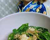 リカちゃん♡三つ葉アーモンド和えꕤ*｡作り方8写真