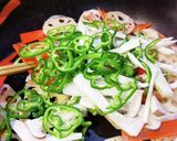 れんこん黒酢炒め煮。作り方4写真