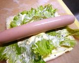 リサーラソーセージのおつまみロールサンド作り方3写真