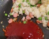 独居娘用☆ケチャップごはん作り方5写真