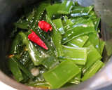 ご飯の供♪簡単♪美味♪生わかめの茎の佃煮作り方4写真