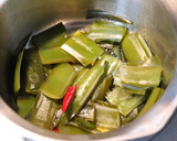 ご飯の供♪簡単♪美味♪生わかめの茎の佃煮作り方5写真