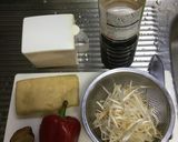 パプリカともやしの生姜炒め作り方1写真